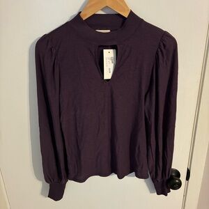 Nation LTD Purple Women's Shelby Cut Out Tee